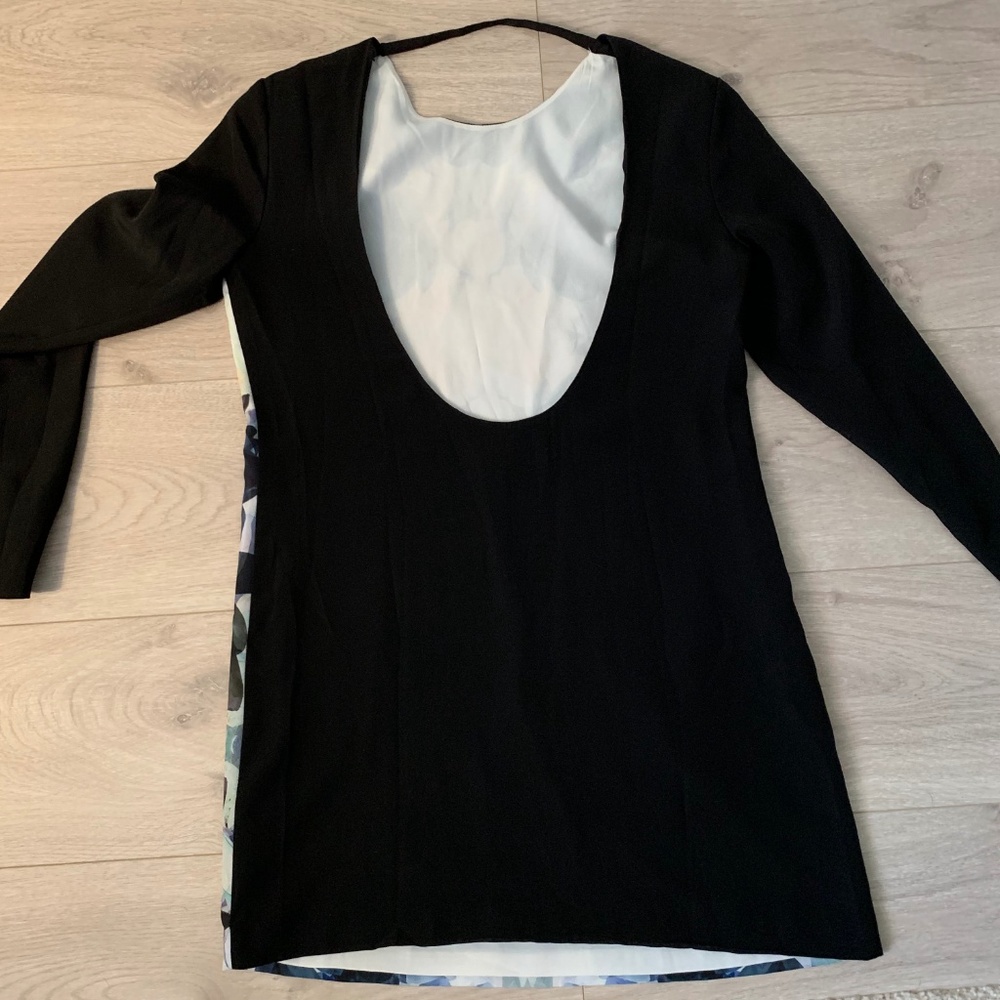 Keepsake The Label Printed Open Back Shift Dress - image 3